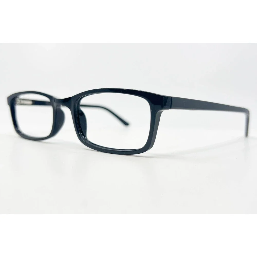 Rochester Eyeglass Frames Mens Black Rectangular Full Rim 145mm 39377